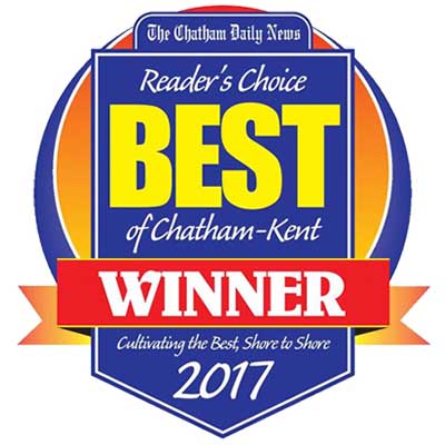 Reader's Choice Best of Chatham-Kent Winner 2017