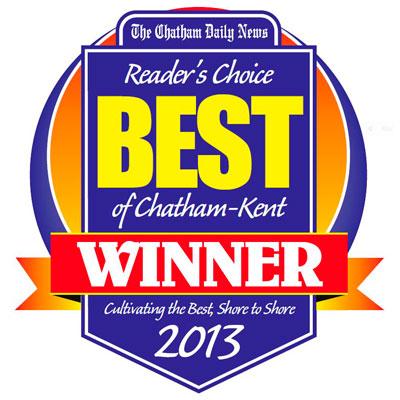 Reader's Choice Best of Chatham-Kent Winner 2013