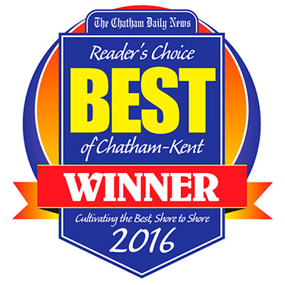 Reader's Choice Best of Chatham-Kent Winner 2016