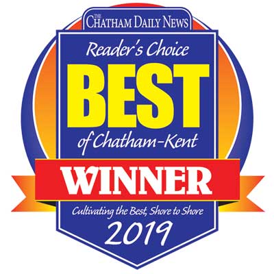 Reader's Choice Best of Chatham-Kent Winner 2019